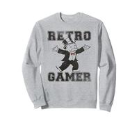 Monopoly Retro Gamer Mr. Monopoly Distressed Style Sudadera