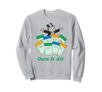 Monopoly Rich Uncle Pennybags Own It All Big Chest Logo Sudadera