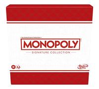 Monopoly Signature Collection Juego de mesa familiar para 2 a 6 jugadores, embalaje y componentes premium, almacenamiento en caja, juego familiar a partir de 8 años