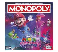 Monopoly: Super Mario Galaxy La película, Juego de Mesa, diversión para Toda la Familia, Adecuado para niños, niñas, Adolescentes y Adultos, de 2 a 6 Jugadores, a Partir de 8 años - Versión Italiana