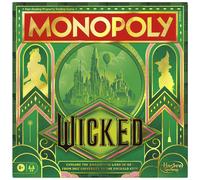 Monopoly Wicked Edition - Juego de Mesa Inspirado en la película | A Partir de 8 años | De 2 a 6 Jugadores | 30 Minutos | Juegos Familiares para niños, Adolescentes y Adultos