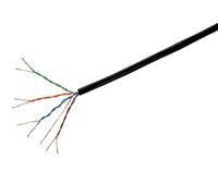 Monoprice - 1000 ft cat5e Bulk de Cable Ethernet de Cobre Desnudo Cable, 350 MHz, 26 AWG Negro