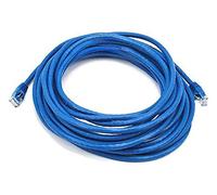 Monoprice 102117 25 ft cat6 UTP 24 AWG ETHERNET Red Cable de conexión - Azul