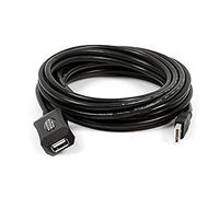 Monoprice 108751 - Cable USB (4,8 m, USB A, USB A, 2.0, Male connector / Female connector, Negro)