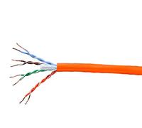 Monoprice 109480 - Cable Ethernet de Cobre Puro (CMP, UTP, 350 MHz, 1000 pies) Naranja 1000ft FT