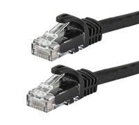 Monoprice - 109811 10 ft Flexboot Series 24 AWG Cat6 550 MHz UTP Ethernet de Cobre Desnudo Cable de Red, Color Negro