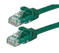 Monoprice 109843 Flexboot Cable de conexión Ethernet Cat6, Cable de Red de Internet, RJ45, Trenzado, 550 MHz, UTP, Cable de Cobre Puro Desnudo, 24 AWG, 0.5 pies, Verde