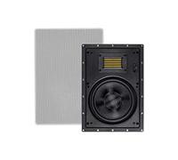 Monoprice 116334 Altavoces ámbar en la Pared de 8 Pulgadas de Fibra de Carbono de 2 vías con Tweeter de Cinta (par)