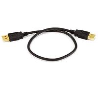 Monoprice 5441 Cable USB 0,46 m USB A Negro - Cables USB (0,46 m, USB A, USB A, 2.0, Male Connector/Male Connector, Negro)