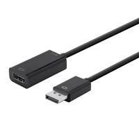 Monoprice a 4 K DisplayPort 1.2 a HDMI Adaptador Activo, Negro (112781)