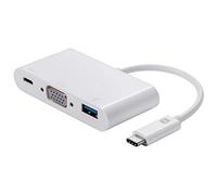 Monoprice Adaptador USB C a HDMI, Blanco, soporta hasta 10 Gbps de Velocidad de Datos y USB 3.1 SuperSpeed, Serie Selecta (114504)