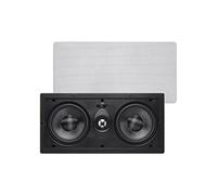 Monoprice Alpha In Wall - Altavoz de Canal Central Dual de 5.25 Pulgadas, Fibra de Carbono, 2 vías (Individual) - 113616