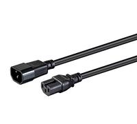 Monoprice - Cable de alimentación de Alta Resistencia (1,8 m, IEC 60320 C14 a IEC 60320 C15, 14AWG, 15A, SJT, 100-250 V)
