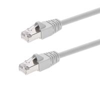 Monoprice Cable de conexión Ethernet Cat6A, 100 pies, Color Blanco, Cable de Red de Internet, RJ45, 550 MHz, STP, Cable de Cobre Puro Desnudo, 10 G, 26 AWG