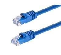 Monoprice - Cable de red Ethernet UTP de cobre desnudo, Cat6, 550 MHz, 30 m, 24 AWG, azul