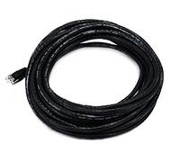 Monoprice - Cable de red Ethernet UTP de cobre desnudo, Cat6, 550 MHz, 9 m, 24 AWG, negro