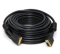 Monoprice Cable Super VGA de 15,24 m M/M, Conector Chapado en Oro, clasificación CL2 con ferritas para instalación en Pared