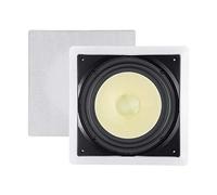 Monoprice Caliber - Altavoz de Pared (Fibra de 10 Pulgadas, 300 W, subwoofer) fácil instalación y Parrilla pintable
