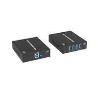 Monoprice Extensor USB 3.0 de 4 Puertos sobre Cable CAT6a, hasta 100 m