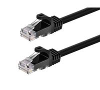 Monoprice Flexboot Serie Cat5e UTP Ethernet Cable de Red Negro 7'