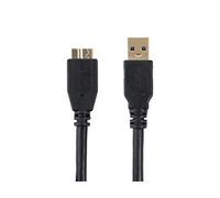 Monoprice Select Series USB-A to Micro B 3.0 Cable - Black, 0.5m - 3 pack