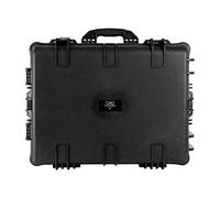 Monoprice Weatherproof Hard Case - 26 x 20 x 14 Inches, with Wheels and Customizable Foam, Shockproof, IP67, Ultraviolet and Impact Resistant Material, Black - Pure Outdoor Collection, 82.2 Liter