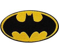 Monoquick Kids and Hits - Parche termoadhesivo con logotipo de Batman (1 unidad), color amarillo y negro