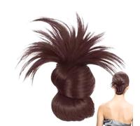 Moños Despeinados Con Pinza Garra,Postizo Para Moño Despeinado Con Pinza | Clip Práctico Cómodo y Ligero de Pelo Natural Para Uso Diario de Mujeres, Familiares y Amigas