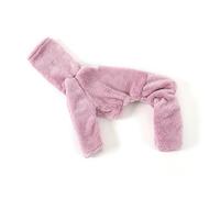 Monos for Perros Lana de Coral Ropa cálida de Invierno for Perros Compatible con Galgos Italianos Whippets Deerhound Bedlington Terrier Pijama de Cuatro Patas (Color : Purple, Size : L)