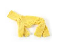 Monos for Perros Lana de Coral Ropa cálida de Invierno for Perros Compatible con Galgos Italianos Whippets Deerhound Bedlington Terrier Pijama de Cuatro Patas (Color : Yellow, Size : XXL)
