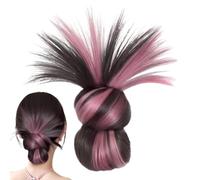 Moños Postizos de Clip para Mujer,Pinza de Garra con Extensión para Moño | Peluca Sintética con Efecto Plumas para Mujeres y Niñas - Recogidos Diarios y Eventos