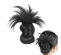 Moños Postizos Para Mujer, Moños Despeinados con Pinza de Garra, Extensiones Capilares Postizas Peinado Recogido Estilo Elegante Para Niñas Y Mujeres En Fiestas
