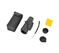 Monoscopio de 8 aumentos con espejo, equipo para exteriores, gafas monoculares de mano, color negro