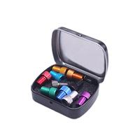 MonoSora 10 adaptadores de válvula de bicicleta, DV SV francés a Dunlop, para bomba de coche e inflado de gasolinera, material de cobre, color aleatorio