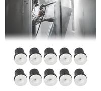 MonoSora 10 boquillas de chorro de arena, punta de cerámica de 2 a 3,5 mm de repuesto para tanques de chorro de arena de 5 galones, color negro