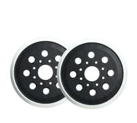 MonoSora 2 almohadillas de lijado de 125 mm para Bosch GEX125 1AE y PEX 220A de 5 pulgadas de gancho y bucle con 8 agujeros en blanco y negro