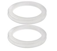 MonoSora 2 juntas de drenaje de silicona de repuesto para fregadero de lavabo, se adapta a ranuras antiguas para fijar la arandela de drenaje de bañera con fugas