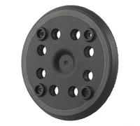 MonoSora Almohadilla de lijado de 125 mm con 8 agujeros para lijadora excéntrica Bosch PEX 270 A y PEX 270 AE, color negro