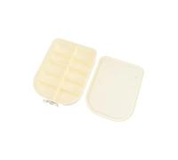 MonoSora Caja de almacenamiento de ropa interior para calcetines y ropa interior, compartimento organizador de cajones para armario, organizador de armario del hogar en blanco, 24 x 31 x 11 cm C