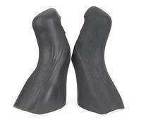 MonoSora Cinta de silicona para manillar Shimano 105 ST-R7170 Di2, agarre antideslizante que absorbe los golpes, 132 x 77 mm, negro, paquete de 2