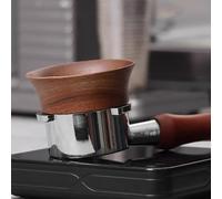 MonoSora Embudo dosificador de café de madera con base magnética para portafiltro de 51 mm, 53 mm, 58 mm, para cafeteras Delonghi y E61