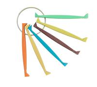 MonoSora FCR6 - Juego de peine de aleta para aire acondicionado, kit de herramientas de 6 piezas con 8 20 FPI para enderezar bobinas de evaporador y condensador