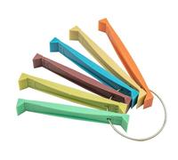 MonoSora FCR6 - Kit de peine de aletas de aire acondicionado, 6 tamaños codificados por colores para reparar y limpiar aletas de bobina de evaporador y condensador, compatible con 8-20 aletas por