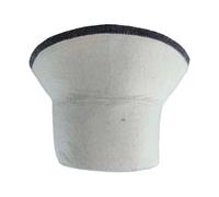 MonoSora Gorro de sauna para mujeres y hombres, fieltro de lana, estilo pescador, aislante del calor y absorción de humedad, para uso en sauna y sala de vapor, 18 cm de altura, 78 cm de circunferencia