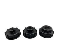 MonoSora IBC - Tapón adaptador de tanque de 1/2 pulgada, 3/4 pulgadas, 1 pulgada, conector de rosca hembra para contenedor S60x6 para accesorios de tubería de PVC PPR y metal