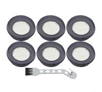 MonoSora Juego de filtros HEPA de repuesto para SunSare X7A-US para aspiradoras inalámbricas Fieety, lavable con cepillo de limpieza, paquete de 6 (6 unidades)