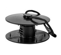 MonoSora Kit de correas flotantes, negro, 3.5 x 1.5 pulgadas, hebilla de plástico para asegurar alfombrillas flotantes a barcos, yates y muelles