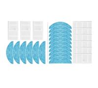 MonoSora Kit de piezas de repuesto para aspiradoras Cecotec Conga 7490 Immortal y 8290 Immortal Robot con paños y filtros, juego de 9 piezas