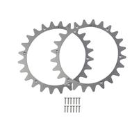 MonoSora Kit de pinchos de acero inoxidable para cortacésped Worx Landroid L modelo L para WR153E WR155E WR147E.1 WR148E 2 unidades con tornillos para ruedas de 220 mm