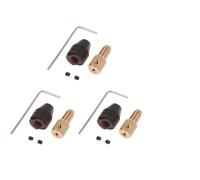 MonoSora Mini portabrocas de eje de motor eléctrico con rango de sujeción de 0,3 a 3,2 mm para ejes de 2,3 mm, 3,17 mm y 5 mm